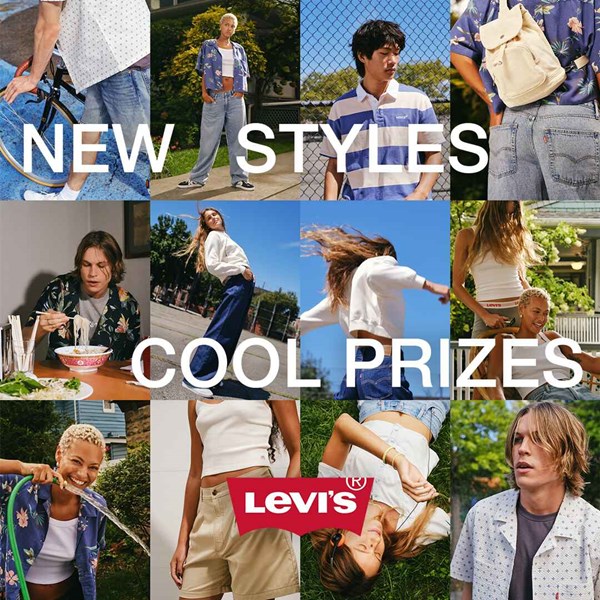 Levi's: This weekend, shop the Levi’s® new styles and win some cool prizes*!